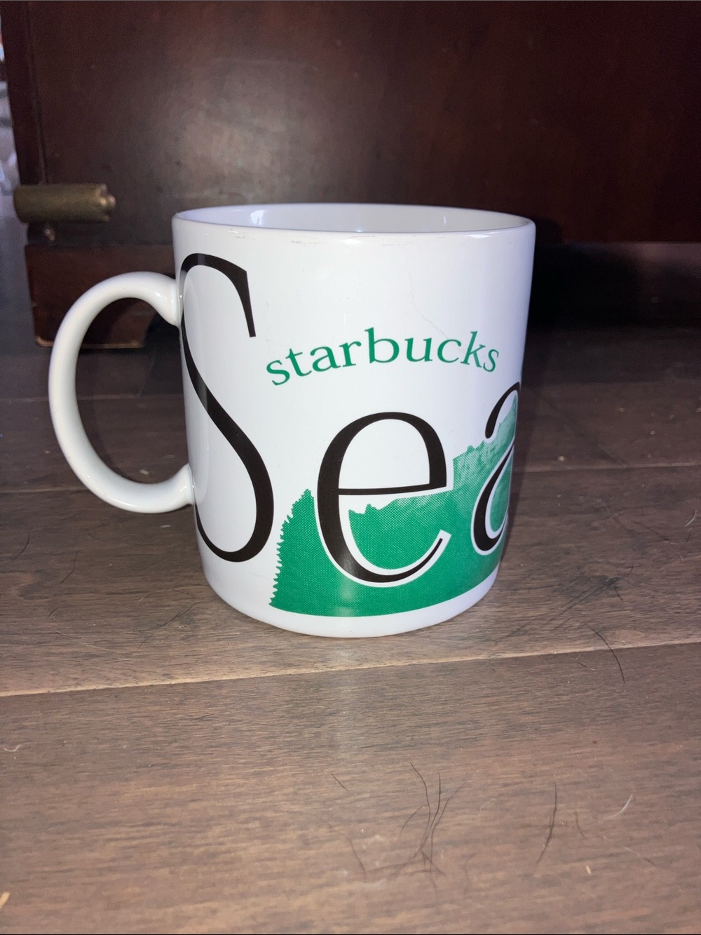 Vintage 1994 Starbucks Seattle city mug. Made in Thailand